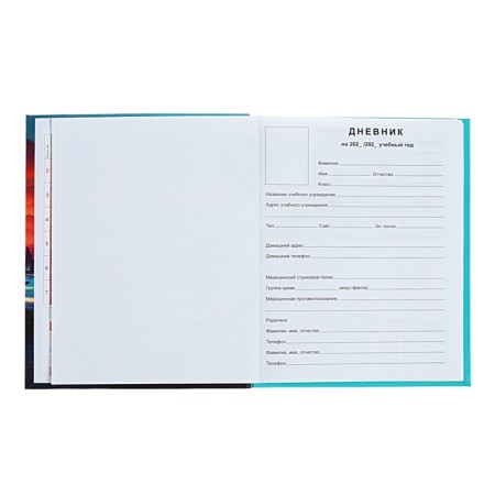 Diary 1-11 Grade Strange Land, 48 sheets, hard cover, matte lamination, selective varnish, offset block-4