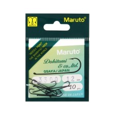Universal hooks Maruto 3300, Blue color, No. 12, 10 pcs.