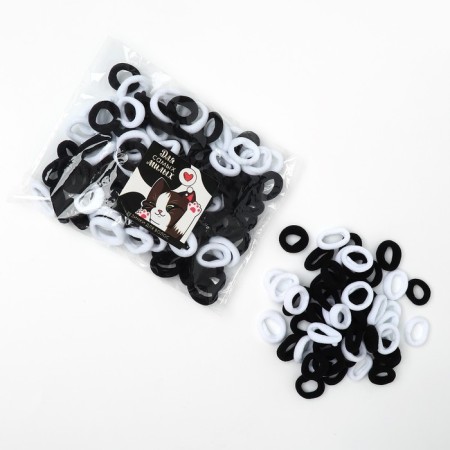 Hair gum "for the sweetest" set, diameter 2 cm, 100 pcs-5