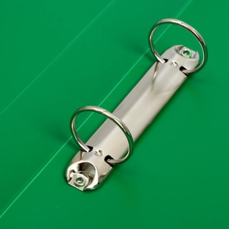 Folder on 2 rings A4, Calligrata, 40 mm, 700 μm, pocket at the end, green-2