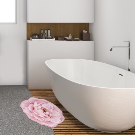 Bathroom mat Etel Bloom with Grace 67x57 ± 2cm, 100% p/e, velor