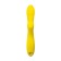 Eromantica Mia Vacuum-wave stimulator with vibration and tongues, 22 cm, silicone, yellow color