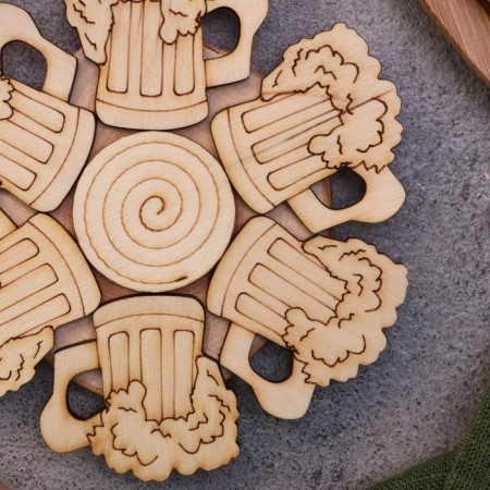 Hot “beer with foam”, 12cm, juniper 10398275-2