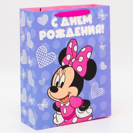 Gift package "Happy Birthday!" 40x31x11.5 cm, packaging, Minnie Mouse-2