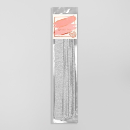 Frone file for a file, on a foamed basis, abrasiveness 80, 18 cm, packing 10 pcs, color gray-7