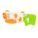 Cyborg water gun, without trigger, 58 cm, mix
