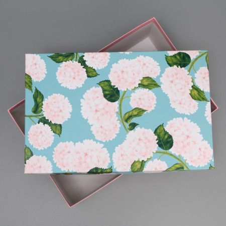 Gift box, packaging, "flowers", 38 x 25 x 13.5 cm-2