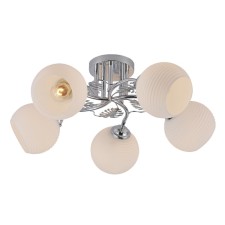 Ceiling light ESCADA, 1119/5PL. 5x40W, E27, 550x550x220 mm, chromium color