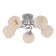 Ceiling light ESCADA, 1119/5PL. 5x40W, E27, 550x550x220 mm, chromium color