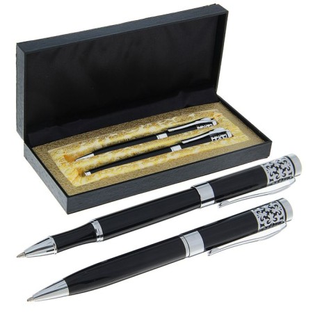 Handles Gift Gift "engravings" 2 pieces, in the leatherette case-1