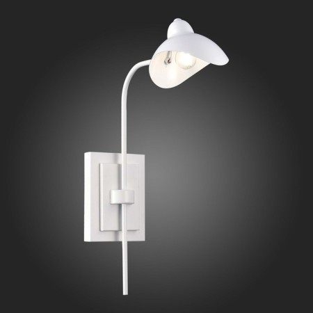 Sconces st. SL1801.501.01. Minne. 1x60 W, E14, 18x58 cm, white color-2
