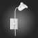 Sconces st. SL1801.501.01. Minne. 1x60 W, E14, 18x58 cm, white color