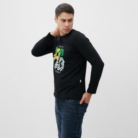 Male jumper, black color, size 54-2
