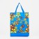 Household bag without fastening, blue color