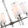 Suspended chandelier Leader 6x14 40w, size 66x66x64-99.5 cm, Nickel color