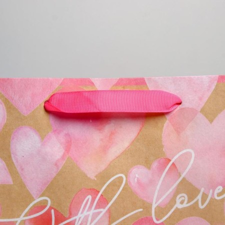 Package Gift Craft horizontal, packaging, “With Love”, MS 23 x 18 x 10 cm-2
