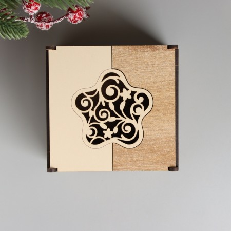 New Year's box combined "Star" 10.5x10x7 cm-2