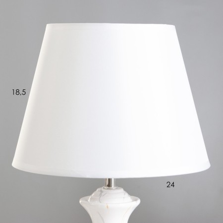 Lilian table lamp E27 40W white 25x25x42cm Risalux-2