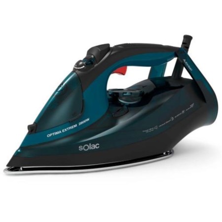 SOLAC Optima Extrem iron, ceramic sole, 2800 watts, 40 g/min, 300 ml, dark green-1