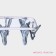 Sushilka for linen suspended folding, 12 clothespins, 37 × 11 × 18 cm, color gray color