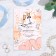 Postcard "On your wedding day!" Champagne, Congrev, Glitter, A4