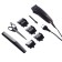 Vitek VT-2511 BK hair cutting machine, stainless steel, 4 nozzles, black