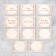 A set of paper stickers on banks "for dispensers", 20 pcs, pattern, 4 x 3 cm