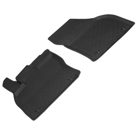 Rubber rugs with a high side for Volkswagen Caddy v Per. a number of 2020-n.