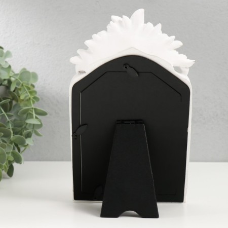 Photo frame Polystone 10x15 cm "Flower Wreath" 22.3x13x2 cm-3