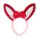 Carnival rim "bunny" with a bow, color mix