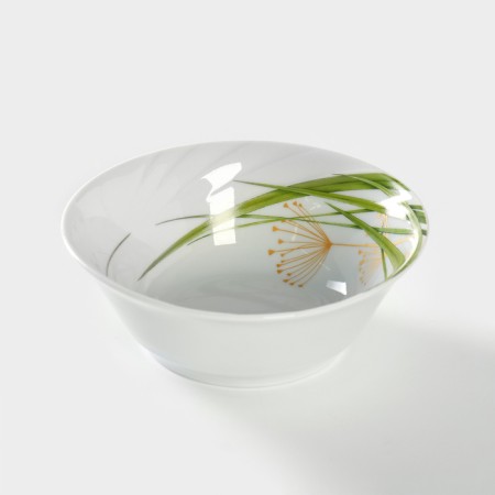Porcelain Salenik "Dragonfly", 360 ml, D = 15 cm-1