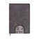 Dated diary 2025, A5, 176 sheets, Hong Kong, solid cover, pancake embossing, with liesse, block 80 g/m2, graphite