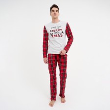 Новый год. Пижама мужские KAFTAN "X-mas" размер 56