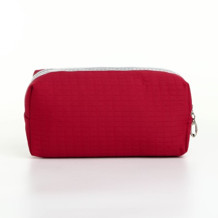Cosmetic bag with lightning, red color-1