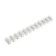 The terminal block of screw, 12 sections, 6-16 mm², 30 A, polyethylene, white, set of 10 pcs.