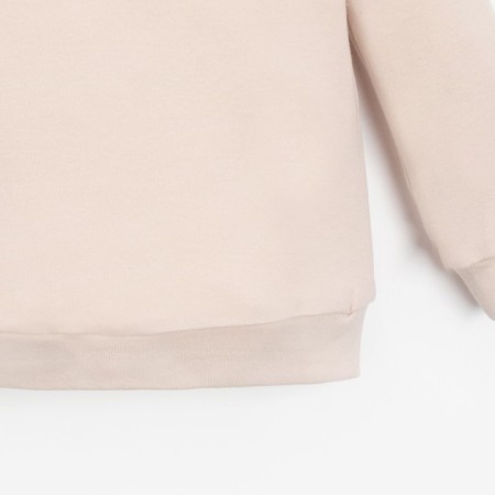 Kidsa (sweatshirt, shorts) minku, beige color, height 86-92 cm-9