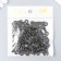 Photo-chanker metal (set 100 pcs) black curly 2x0.9 cm