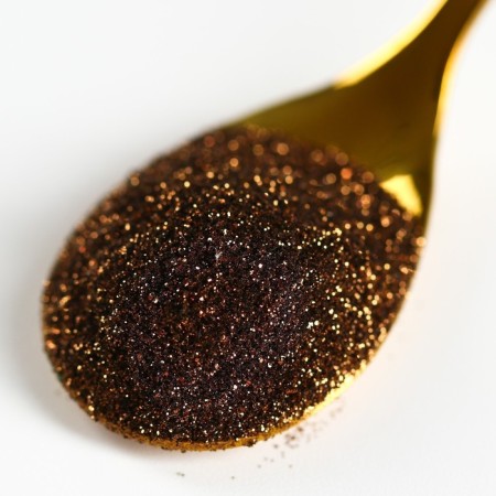 Food sparkles with small fraction bronze for cupcakes, cakes and drinks, 5 g.-2