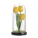 Nightlight "tulips" LED 3HAAA yellow 10.5x10.5x22cm