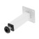 Square OKV001wh tundra, d = 25x25 mm, h = 120 mm, white color
