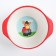 Bamboo children's bowl, mix color, 230 ml, 13.5x11.5x4.5