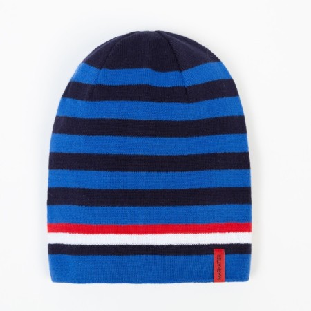 Hat for a boy, blue color, size 50-52