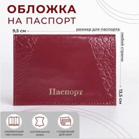 Cover for passport, lilac color