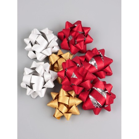 Bant star No. 7.5, packing 8 pcs., With sparkles, mix-13