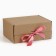 Gift folding box, packaging, “craft, pink tape”, 22 x 16.5 x 10 cm