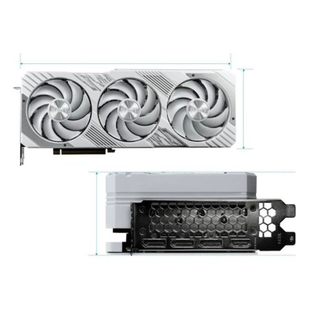 The Palit PCI-E 4.0 RTX4070TI SUPER GamingPro White OC NVIDIA GEFORCE RTX 4070TI SUP 106497-8
