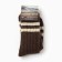 Women's socks from Mongolian wool, chocolate color, rr 34-36