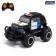 Radio -controlled jeep "Police" works on batteries, black color