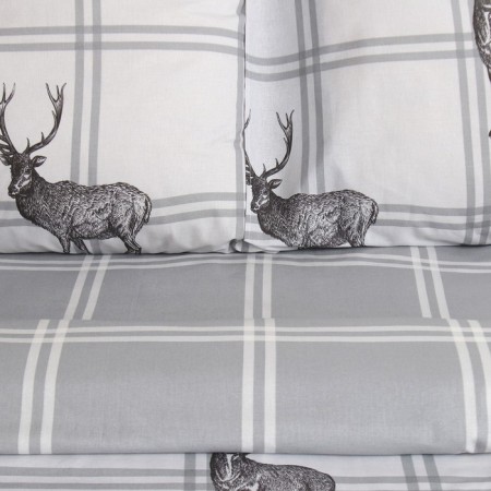 Bed linen "Ethel" 2 joint venture Silver Mood 175x215 cm, 200x220 cm, 70x70 cm -2 pcs, tunnel-3