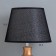 Housing table "Housing" 1x40W E14 black/gold 22x22x38cm
